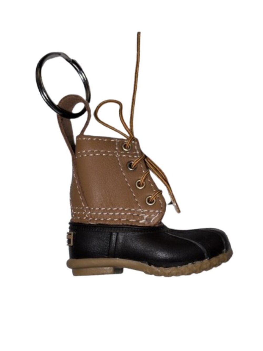LL Bean Boot Lace Up Boot Keychain